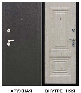 Дверь металлическая Магнолия 960х2050 мм правая