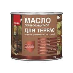 Масло деревозащитное Neomid для террас 2 л