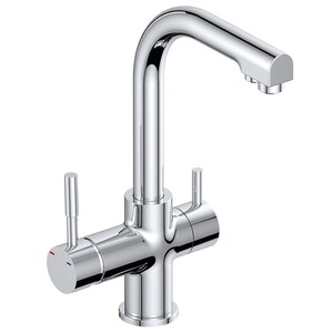 Смеситель для кухни Osgard Balans (34974) с подключением к фильтру для питьевой воды двухвентильный с высоким изливом хром