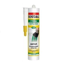 Герметик акриловый Soudal белый 300 мл