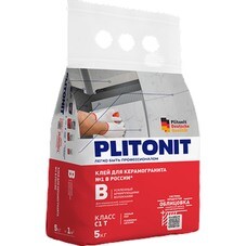 Клей для керамогранита Plitonit В (класс С1 Т) 5 кг