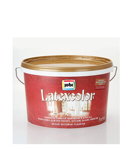 Краска в/д моющаяся JOBI LatexColor латексная износостойкая 5 л