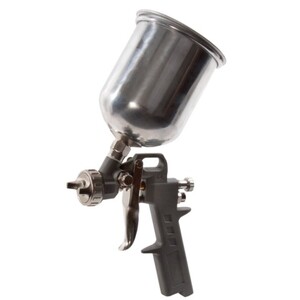 Краскопульт пневматический QE с верхним бачком 600 мл, сопло 1,5 мм, разъем EURO, Арт.770-810