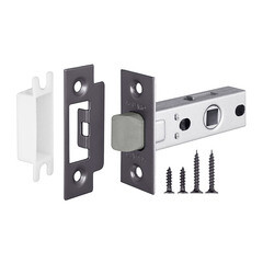 Защелка межкомнатная Fuaro Plastic P12-45-25 графит