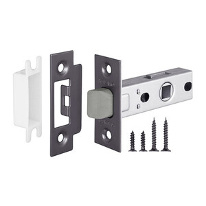 Защелка межкомнатная Fuaro Plastic P12-45-25 графит