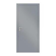 Дверное полотно Olovi М10х21 RAL 7040 серое 925х2040 мм с притвором