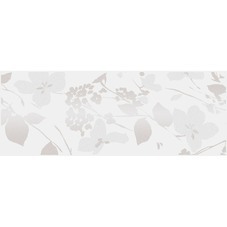 Плитка декор Kerama Marazzi Вилланелла Цветы 150х400х8 мм белый
