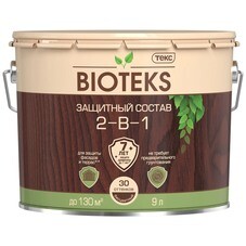 Антисептик Текс Bioteks 2-в-1 декоративный для дерева бесцветный 0,8 л