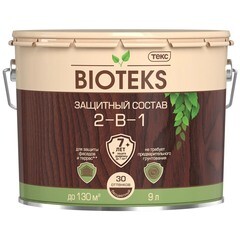 Антисептик Текс Bioteks 2-в-1 декоративный для дерева бесцветный 0,8 л