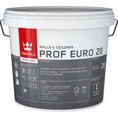 Краска водно-дисперсионная Tikkurila Prof Euro 20 основа С 2,7 л