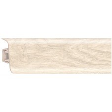 Плинтус пластиковый Rico Leo 56x22x2500 мм №114 клен высокогорный