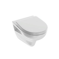 Унитаз подвесной Kerama Marazzi XPRO безободковый с сиденьем дюропласт микролифт