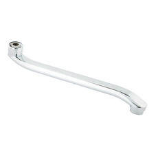 Излив для смесителя плоский Corsa Deco с аэратором 350 мм хром (691353)