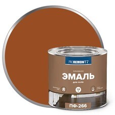 Эмаль алкидная Proremontt ПФ-266 желто-коричневая 1,9 кг