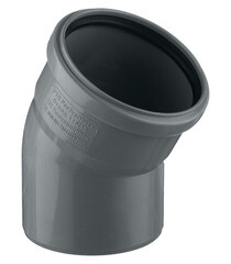 Отвод Pro Aqua Comfort d110 мм 30° пластиковый для внутренней канализации