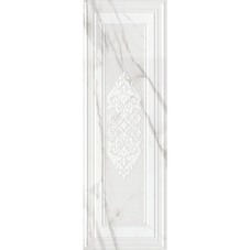 Плитка декор Kerama Marazzi Прадо белый панель глянцевый обрезной 400х1200 мм