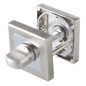 Фиксатор Punto QL SN/CP-3 квадратная розетка матовый никель/хром