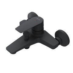 Смеситель для ванны AM.PM Gem черный однорычажный с коротким изливом без лейки (F90A10022)