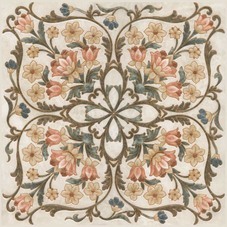 Керамогранит Kerama Marazzi Декор Лирия ковер центр лаппатированный обрезной 402х402 мм