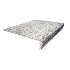 Керамогранит Kerama Marazzi Ступень фронтальная Терраса серый противоскользящий 402х300х8 мм
