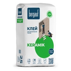 Клей для плитки и керамогранита Bergauf Keramik (класс С1) 25 кг