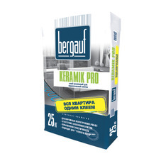 Клей для плитки, кафеля и керамогранита Bergauf Keramik Pro С1 (класс С1) 25 кг
