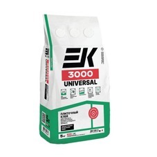 Клей для плитки и керамогранита ЕК 3000 Universal универсальный 5 кг