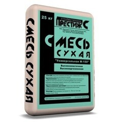 Смесь цементно-песчаная (ЦПС) М150 Престиж Eco 25 кг