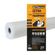 Сетка стеклотканевая малярная Fiberon ячейка 2,5х2,5 мм 1х50 м белая