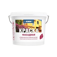 Краска фасадная Proremontt белая 6,5 кг ЛС