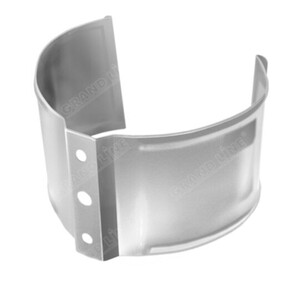 Хомут для труб Grand Line металлический d150/100 мм белый RAL 9003