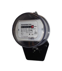 Счетчик электроэнергии Ленэлектро 111.1 однофазный однотарифный механический 5(60) А на монтажную плату
