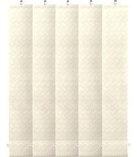 Ламели для вертикальных жалюзи 180 см Аврора бежевые (5 шт.)