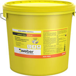 Краска силикатная фасадная Weber.Ton Silikat белая 25 кг