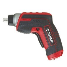 Отвертка аккумуляторная Зубр ЗО-Е-3.6 Ли 3,6В 1,3Ач Li-Ion 1 АКБ и ЗУ