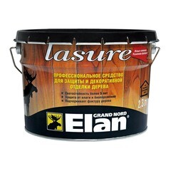 Средство для защиты и декоративной отделки дерева Lasure Elan тик 2,3л