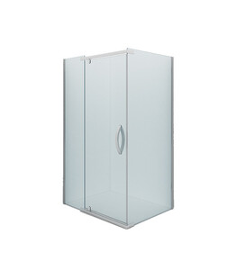 Душевое ограждение ALEX BAITLER AB214-120 прямоугольник 118х88х200 см стекло прозрачное 8 мм профиль сталь с универсальной дверью