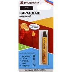 Карандаш восковой для мебели Мастер Сити венге 6 г