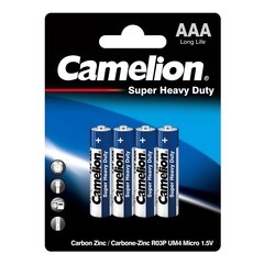 Батарейка Camelion R03 Blue BL-4 1,5 В 3214