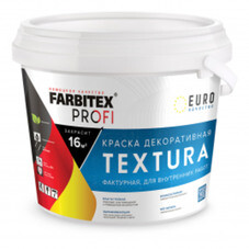 Краска акриловая фактурная Textura Farbitex Профи 15 кг