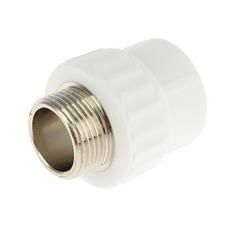 Муфта PP-R, переходная наружная резьба, 20мм x3/4", (шт.)