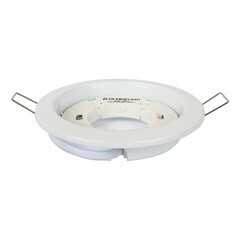 Светильник точечный встраиваемый Ultraflash GX-53-01 220 В металл белый 14055
