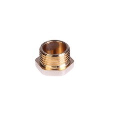 Заглушка латунная, наружная резьба, 1/2", (шт.)