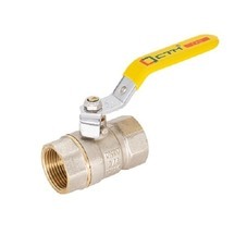 Кран для газа, латунный, внутренняя резьба, рычаг, 3/4", (шт.)