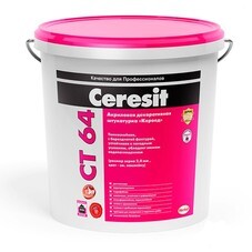 Структурная штукатурка Ceresit СТ 64 короед 2 мм Africa 4 25 кг