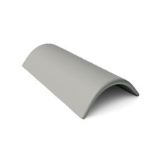 Коньковая черепица Браас ТП 250x100x450 мм графит без зажима