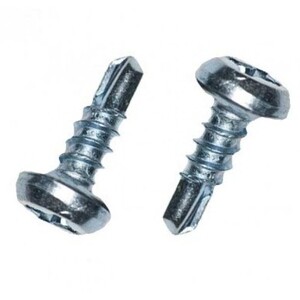 Саморез клоп белый полусфера сверло 3,5*9,5 (23) , Арт. 10203 VIP