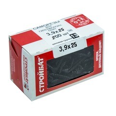 Саморезы для гипсоволокнистых плит 3,9х25 мм 200 шт (137091)