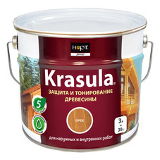 Защитно-декоративный состав Krasula орех 3 л