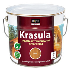 Защитно-декоративный состав Krasula орех 3 л